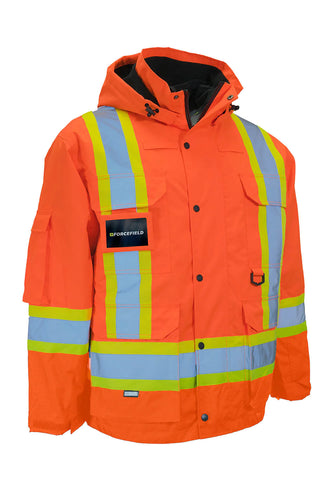 Forcefield Re-Engineered 4-in-1 Hi Vis Safety Parka