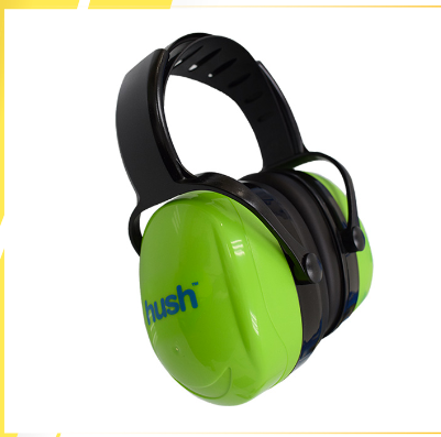 HUSH Hi-Viz Over Head Dielectric Earmuffs NRR 28