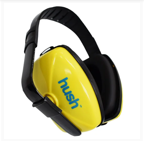 HUSH Hi-Viz Multi-Position Safety Earmuff, NRR 23