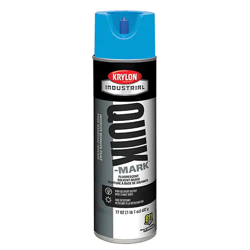 Industrial Quik-Mark™ Inverted Marking Paint, Blue, 17 oz., Aerosol Can