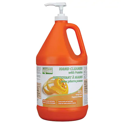 Orange Hand Cleaner, Pumice, 3.6 L, Jug, Orange