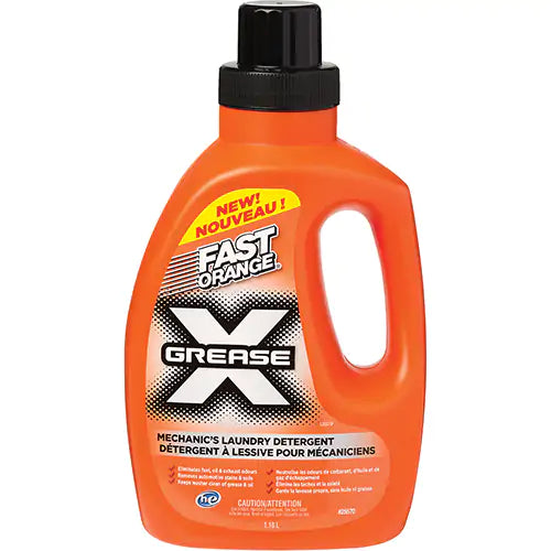 Fast Orange® Grease X Laundry Detergent, Jug 1.18L