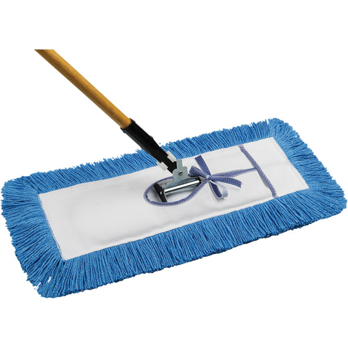 M2 PROFESSIONAL  Static-H Dust Mop with Handle, Tie-On Style, Nylon, 24