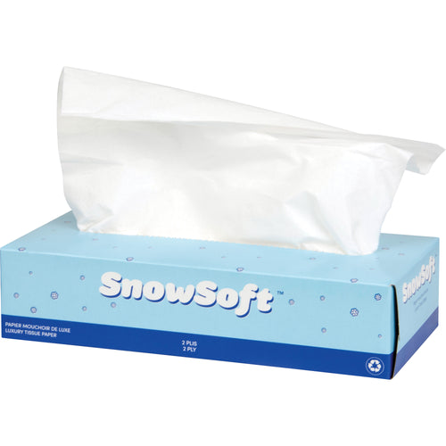 Snow Soft™ Premium Facial Tissue, 2 Ply, 7.4