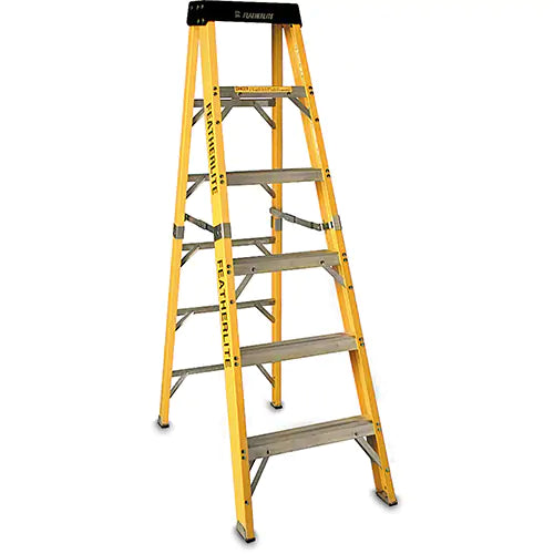 Industrial Heavy-Duty Stepladders (6400 Series), 8', Fibreglass, 300 lbs. Capacity, Type 1A