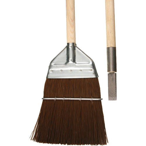 Railway & Track Broom with Chisel, Wood Handle, Polypropylene Bristles, 56