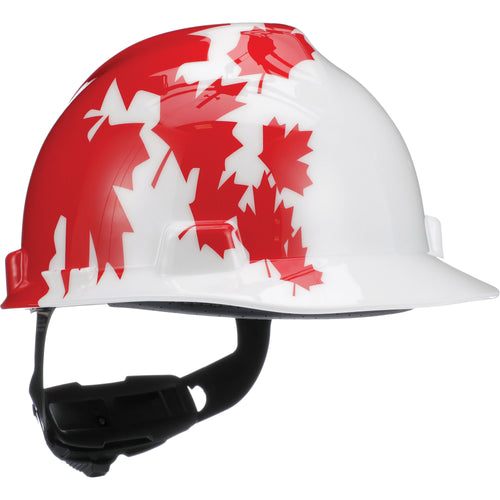 MSA  Freedom Series™ Hardhat, Ratchet Suspension, Red/White