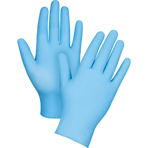 Medical Grade Disposable Gloves, Small, Nitrile, 4.5-mil, Powder-Free, Blue, Class 2