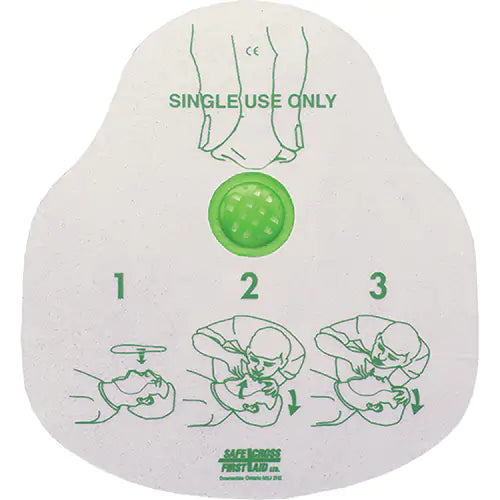 CPR Faceshield, Single Use Face Shield, Class 2