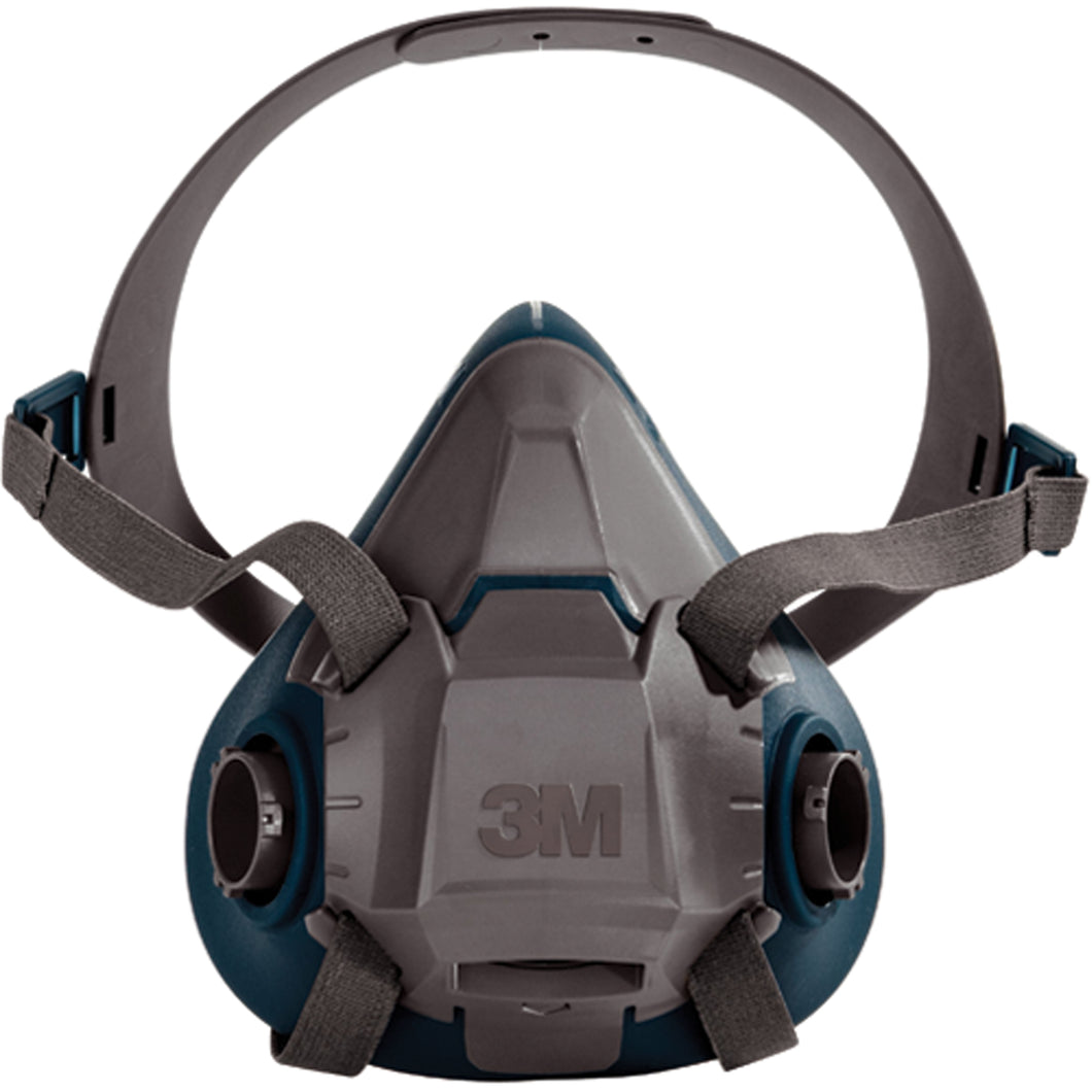 3M  6500 Series Half Facepiece Respirator, Silicone, Medium
