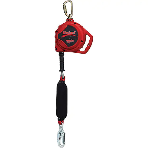 Rebel™ Self Retracting Lifeline for Leading Edge, 20', Galvanized Steel, Swivel