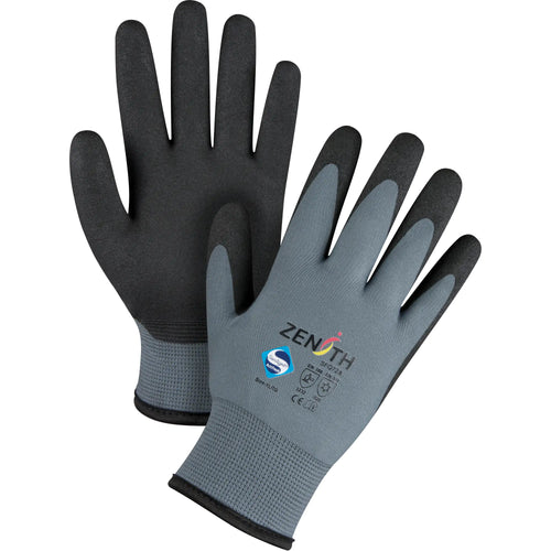 ZX-30° Premium Coated Gloves, 10/X-Large, PVC Coating, 15 Gauge, Nylon Shell