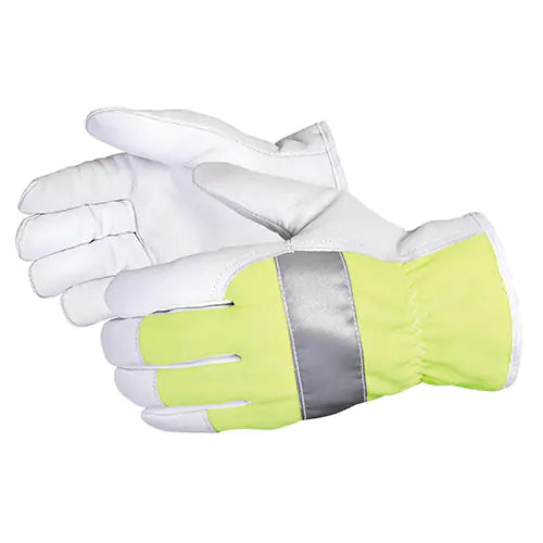 Endura® Hi-Viz Reflective Driver's Gloves, 2X-Large, Grain Goatskin Palm, Thinsulate™ Inner Lining