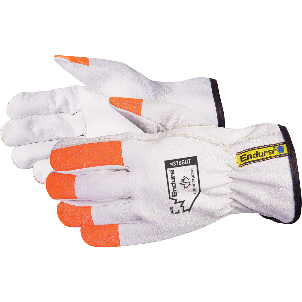 SUPERIOR GLOVE WORKS LTD.  Endura® Deluxe Winter Driver's Glove, Small, Grain Goatskin Palm, Thinsulate™ Inner Lining