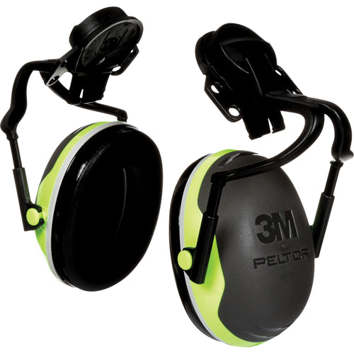 3M Peltor™ X Series X4 Earmuffs, Cap Mount, 26 NRR dB