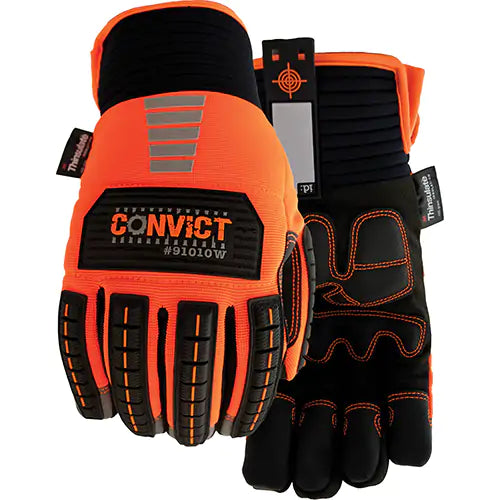 The Shank Insulated Mechanic's Gloves, Synthetic Palm, Size 2X-Large