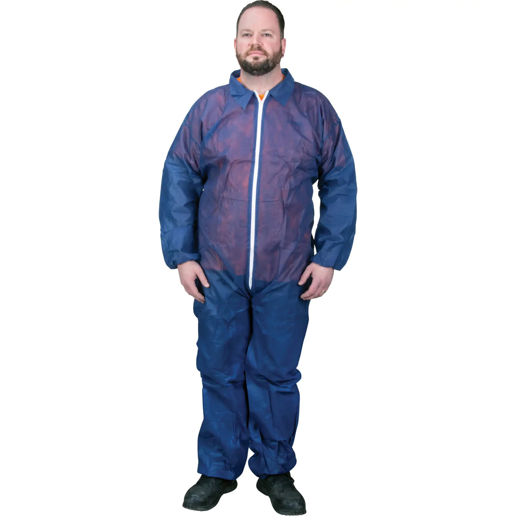 Coveralls, Blue, Polypropylene