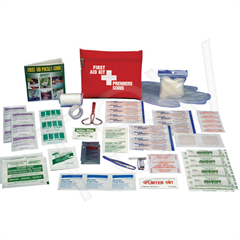 Belt Pouch First Aid Kit (belted nylon bag)