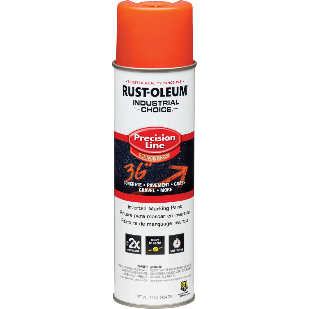 M1600 System SB Precision Line Marking Paint, Orange, Aerosol Can