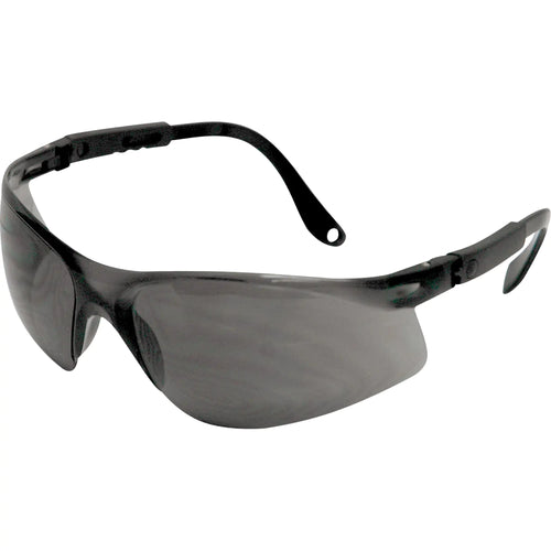 JAZZ  JS405 Jazz Safety Glasses, Grey/Smoke Lens, Anti-Fog/Anti-Scratch Coating, CSA Z94.3