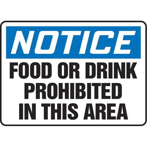 Food or Drink Prohibited