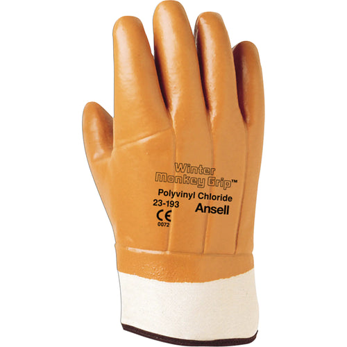 ANSELL  Winter Monkey Grip® 23-193 Gloves, Size X-Large/10, 10