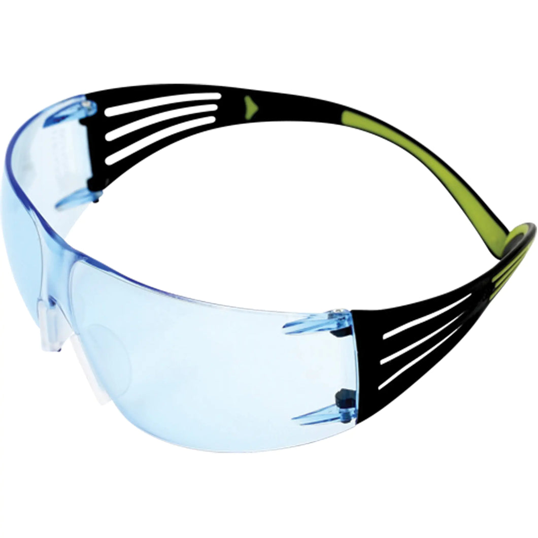 3M  Securefit™ 400 Series Safety Glasses, Blue Lens, Anti-Fog/Anti-Scratch Coating, ANSI Z87+/CSA Z94.3