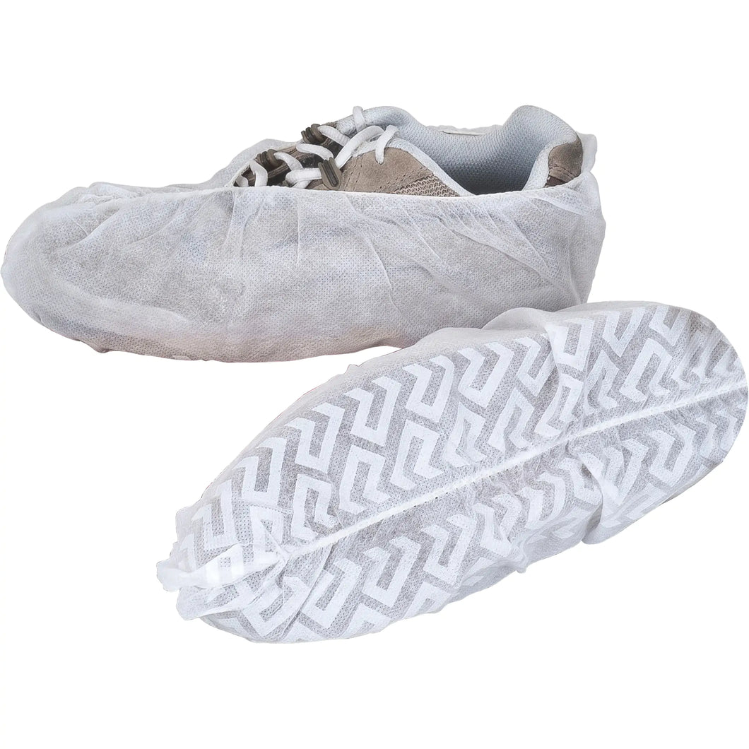 Shoe Covers, Large, Polypropylene, White