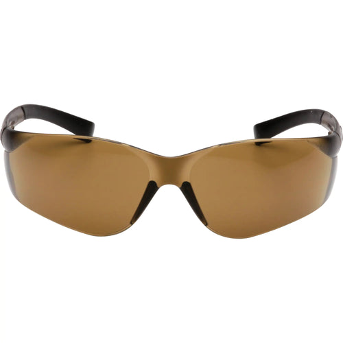 PYRAMEX  Ztek® Safety Glasses, Brown Lens, Anti-Scratch Coating, ANSI Z87+/CSA Z94.3