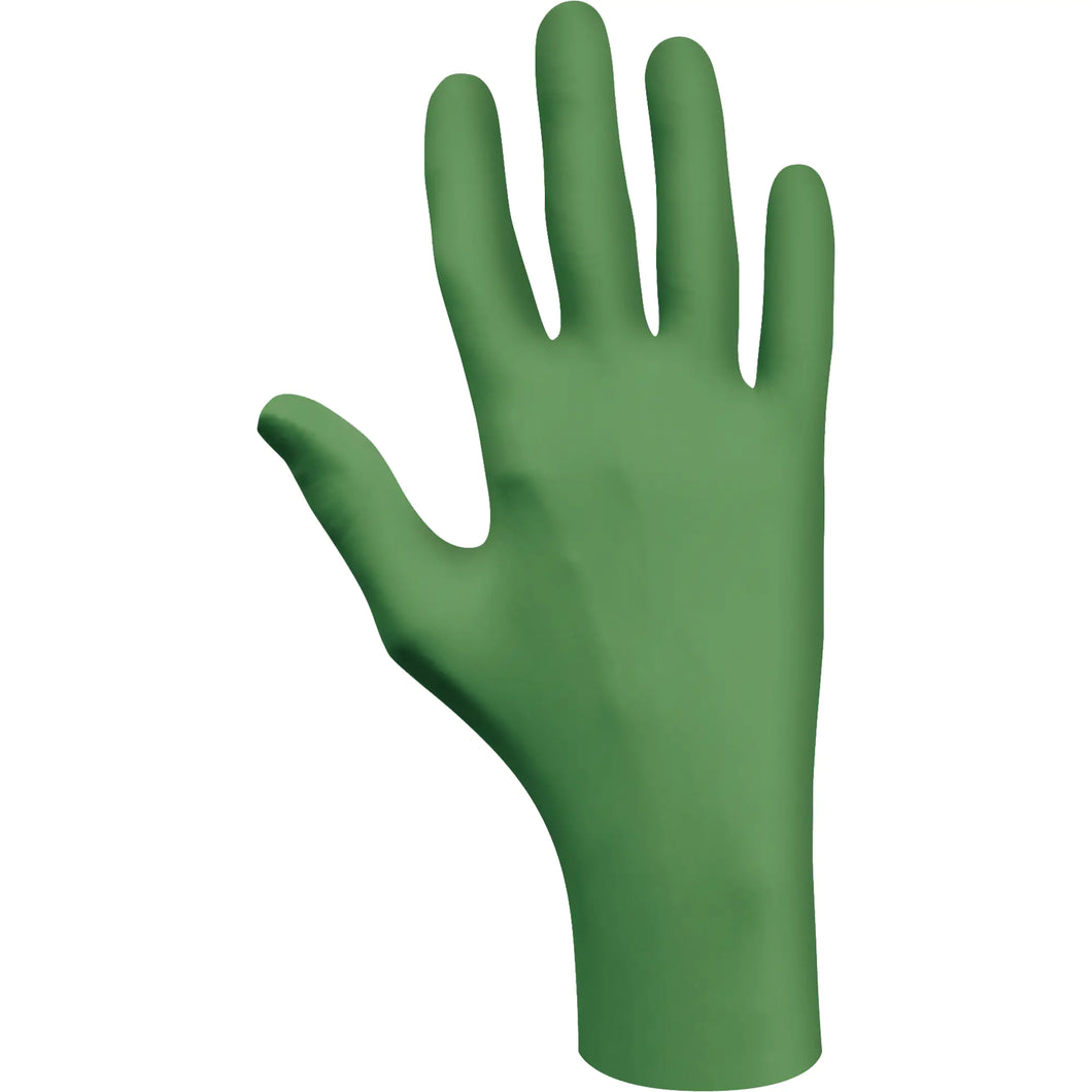 6110PF Biodegradable Gloves, X-Large, Nitrile, 4-mil, Powder-Free, Green