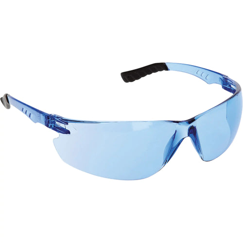 DYNAMIC SAFETY  Firebird Safety Glasses, Blue Lens, Anti-Scratch/Anti-Scratch/Anti-Static Coating, ANSI Z87+/CSA Z94.3