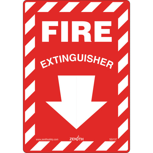 Fire Extinguisher Safety Sign, 14